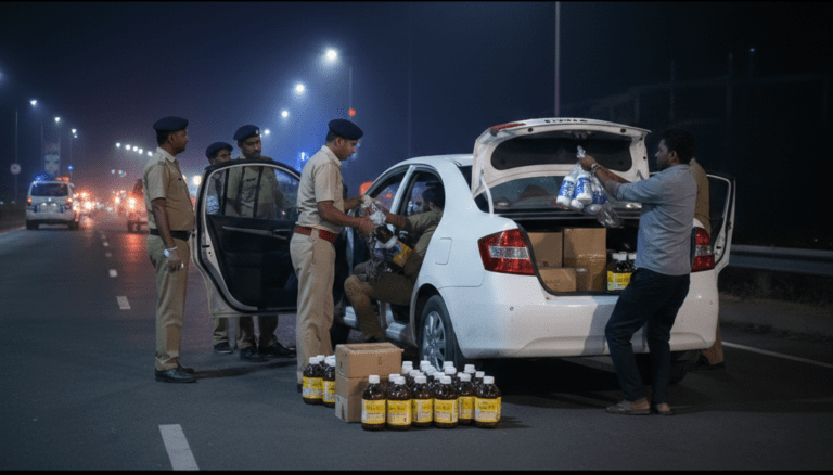 बिलासपुर में नशे के सौदागरों पर ‘सत्य Live’ का बड़ा खुलासा: UP से आई 700 नशीली बोतलें जब्त…..